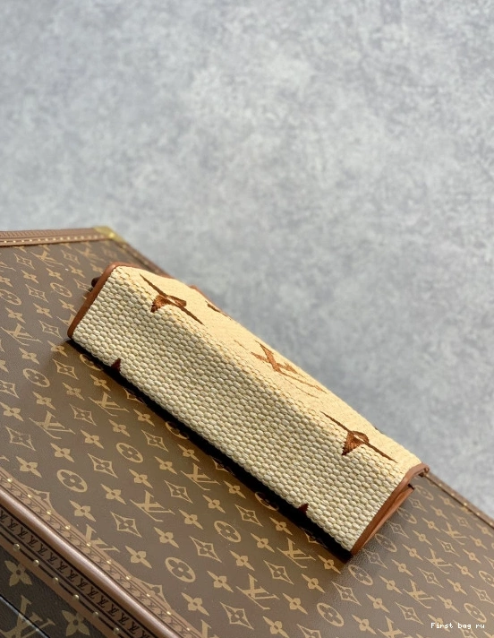 First bag ru VUITTON LOUIS Pouch Monogram Toiletry Raffia 0812